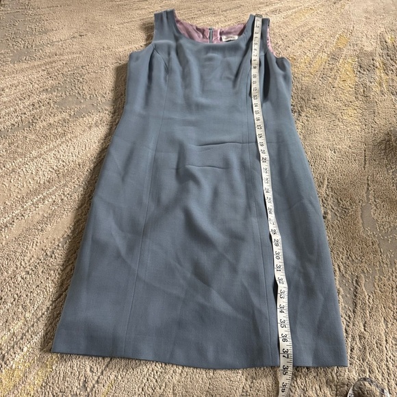 Vintage Bloomingdale’s wool mini dress sleeveless shift dress 10 - Picture 5 of 7